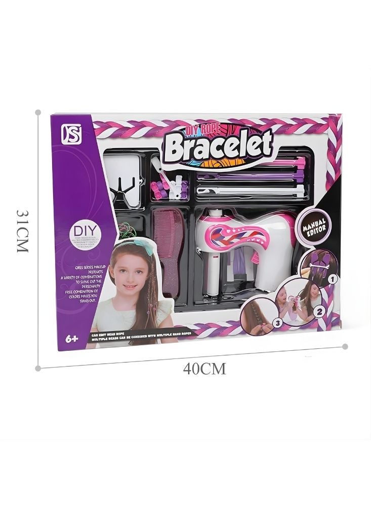 بريميم لعبة ماكينة تصفيف الشعر للأطفال - مجموعة أدوات تصفيف الشعر مع ملحقات، لعبة تجميل للعب الأدوار للبنات، لعبة إبداعية - Image 3